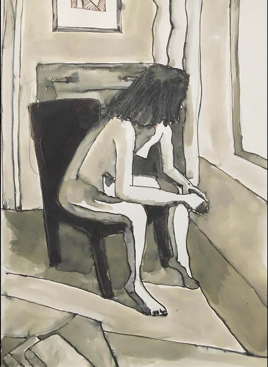 Daniela posa a Hopper